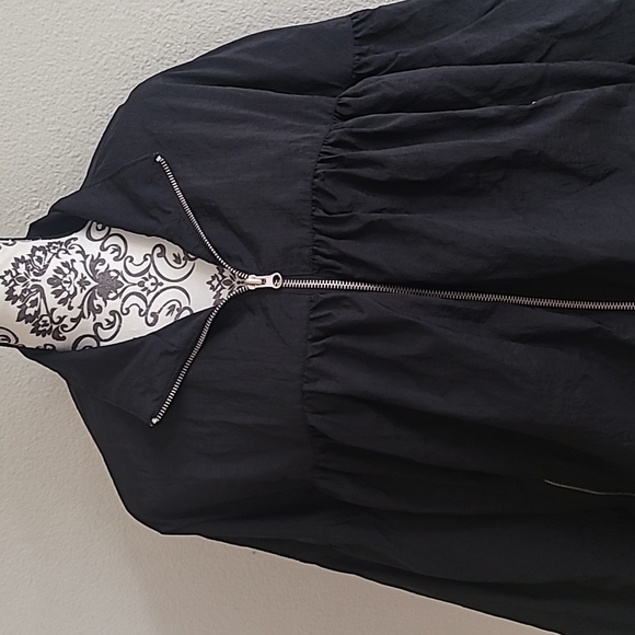 🪻 FREE PEOPLE ZIP BALLOON SLEEVES BOMBER JACKET. - Picture 2 of 11